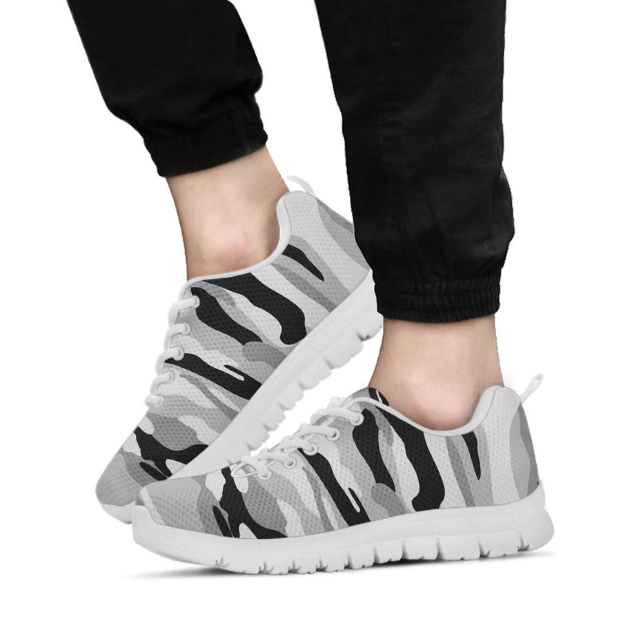 Knit Sneakers_Camo Grey_Combo