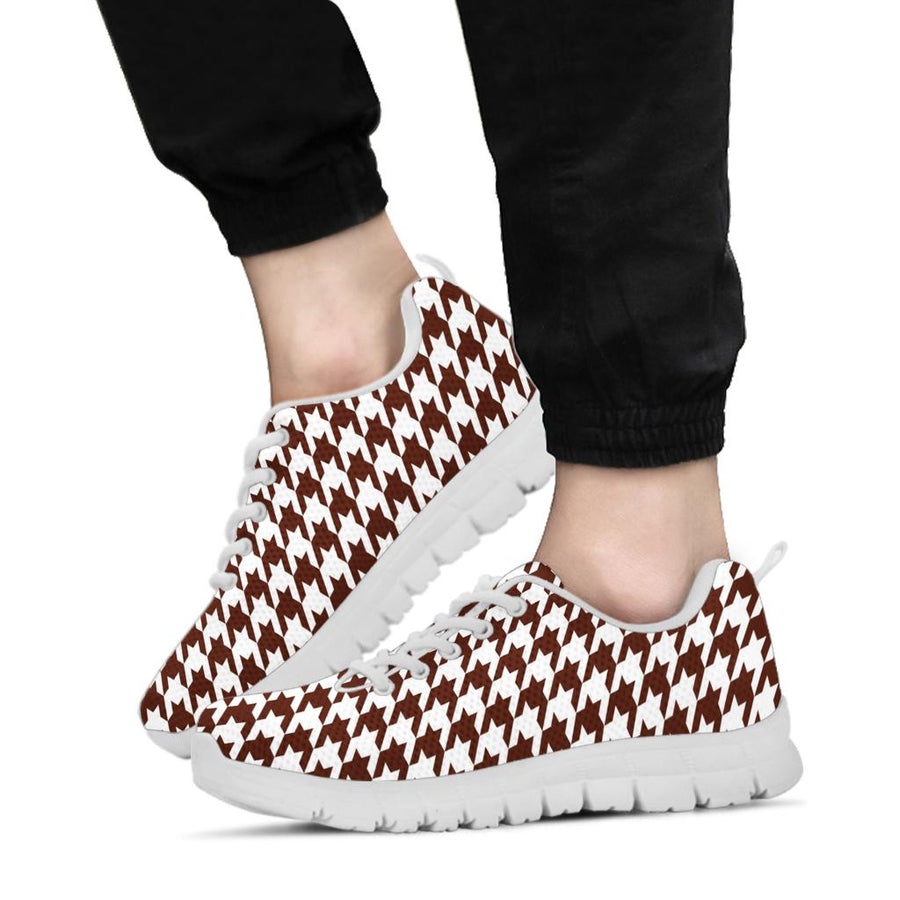 Mesh Sneakers_Brown on White_HT Pattern