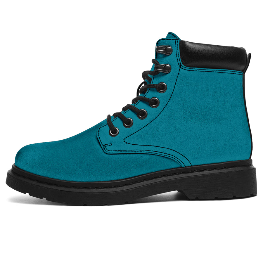 All-Season Boots_Teal_ Micro-Suede