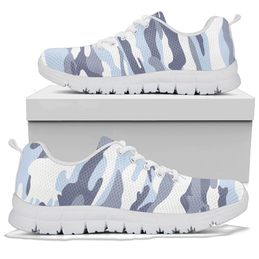 Knit Sneakers_Camo Light Blue_Combo