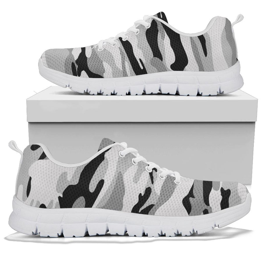 Knit Sneakers_Camo Grey_Combo