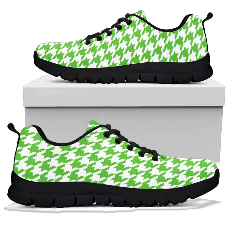 Mesh Sneaker_Apple Green on White_HT Pattern