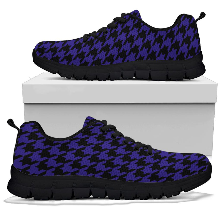 Mesh Sneakers_Black on Purple_B_HT Pattern