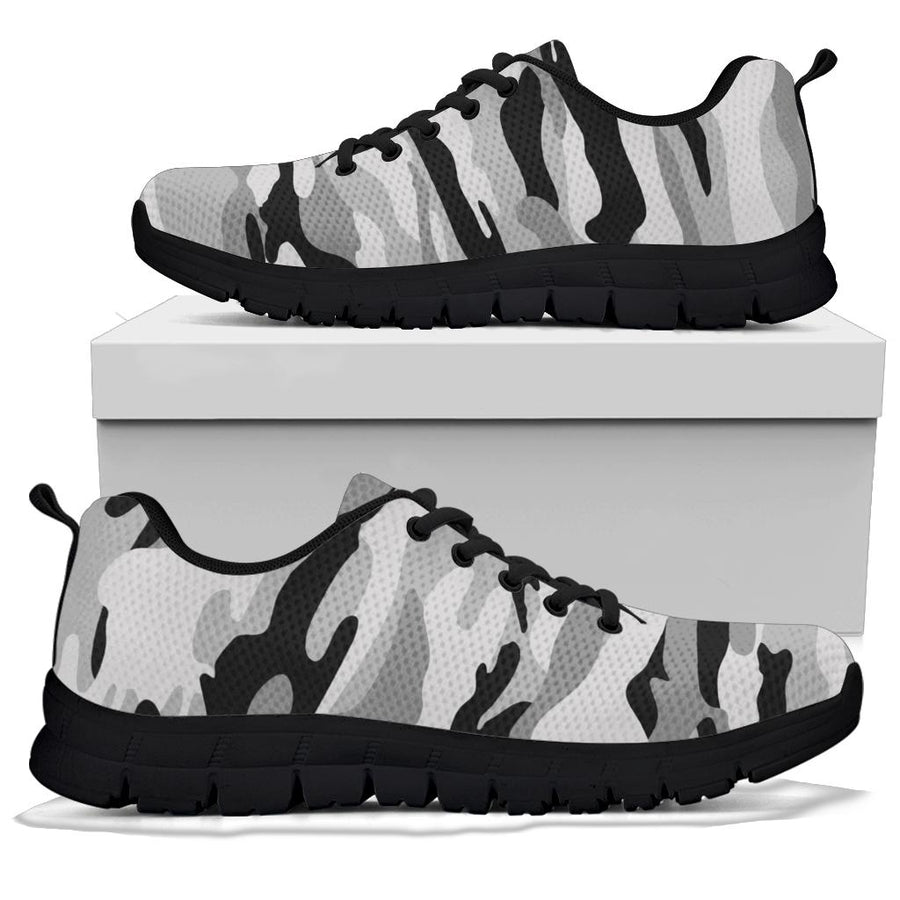 Knit Sneakers_Camo Grey_Combo