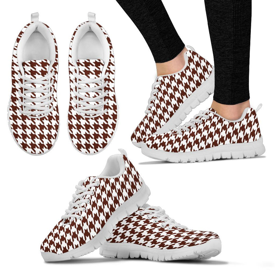 Mesh Sneakers_Brown on White_HT Pattern