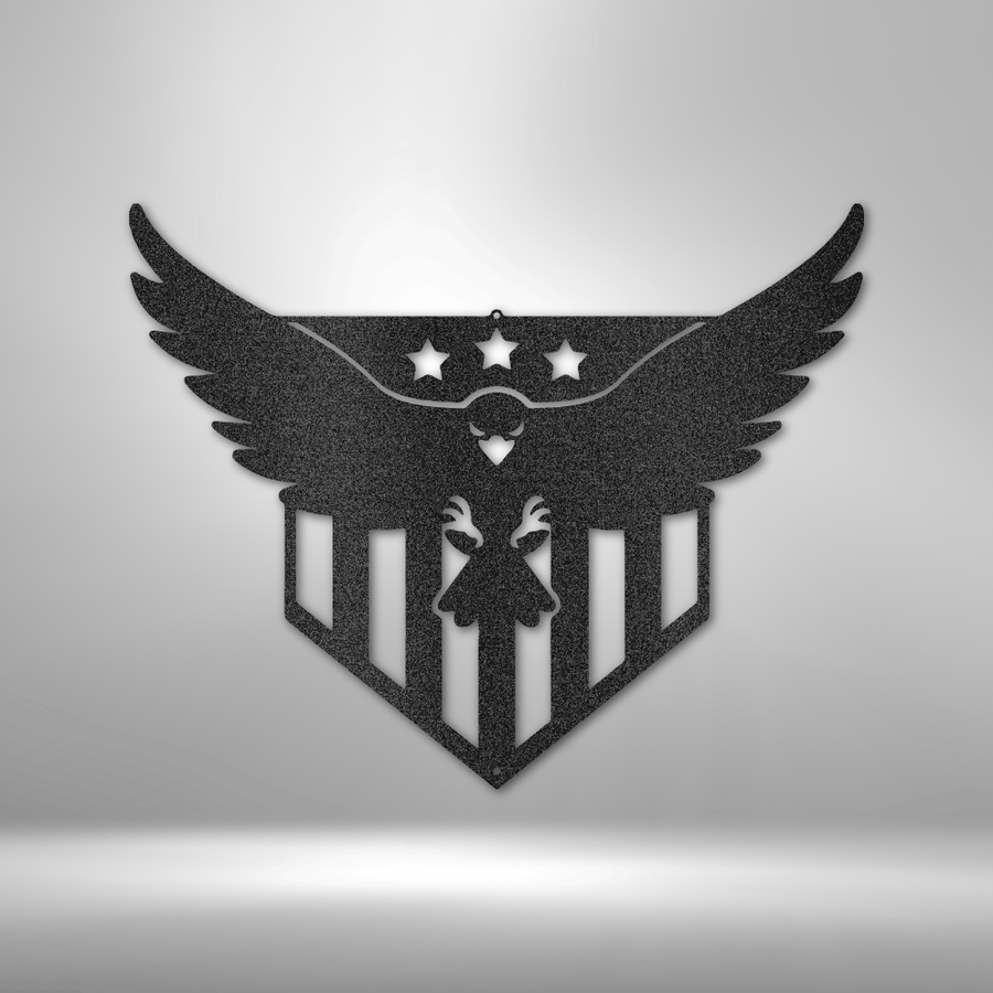 Swooping Eagle - Steel Sign