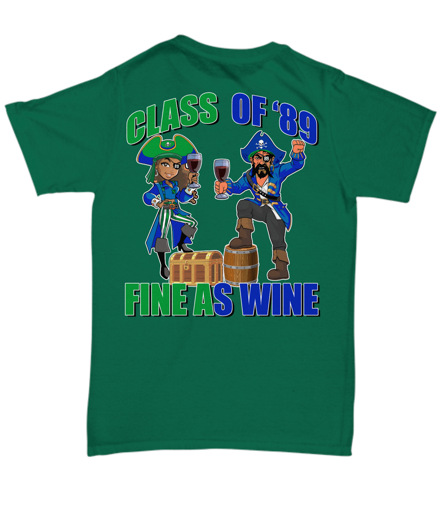 South Shore - We Bleed Blue and Green-tee 2 side