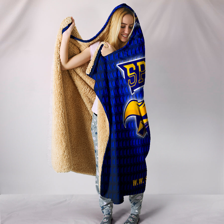 Samuell HS TX Hooded Blanket