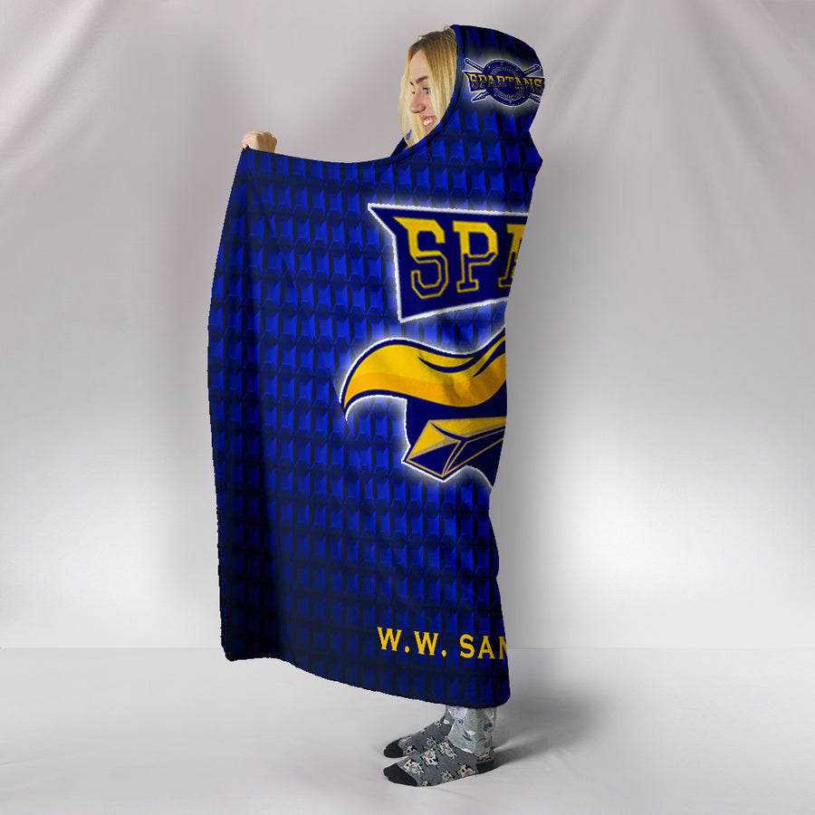 Samuell HS TX Hooded Blanket
