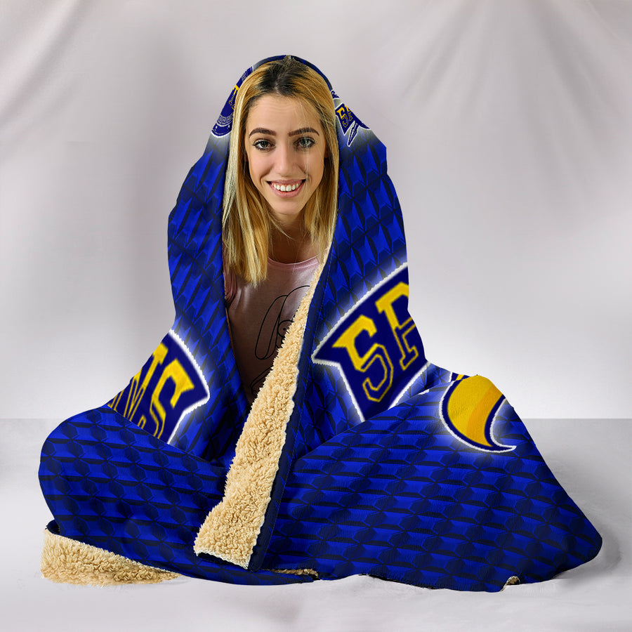 Samuell HS TX Hooded Blanket