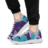 Thumbnail for Knit Sneakers_Military Teal_Camo