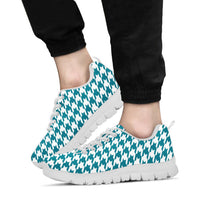 Thumbnail for Mesh Sneakers Teal on White_HT