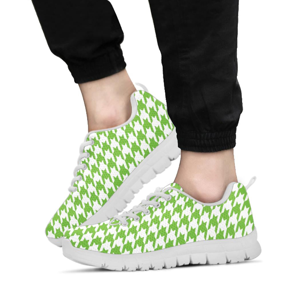 Mesh Sneakers_Seahawk Green on White_HT Pattern
