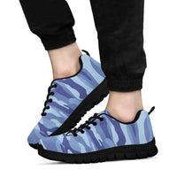 Thumbnail for Knit Sneakers_Camo Blue_Combo