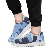 Thumbnail for Knit Sneakers_Military Blue_Camo