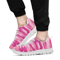 Thumbnail for Knit Sneakers_Camo Pink_Combo