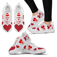 Thumbnail for Valentine's Day Special-Heart Print Running Shoes For Women-Free Shipping