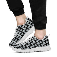 Thumbnail for Mesh Sneakers_Black on Silver_V_HT Pattern