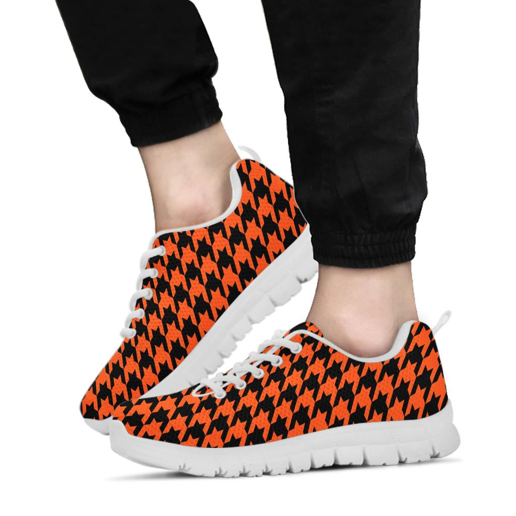 Mesh Sneakers_Orange-Black_C_HT Pattern