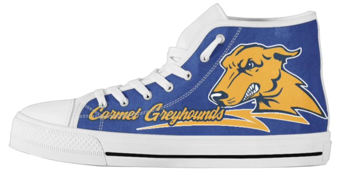 Carmel H S, Indiana - Greyhound High Tops HT7A-WB