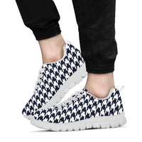 Thumbnail for Mesh Sneakers_Navy on White_HT Pattern