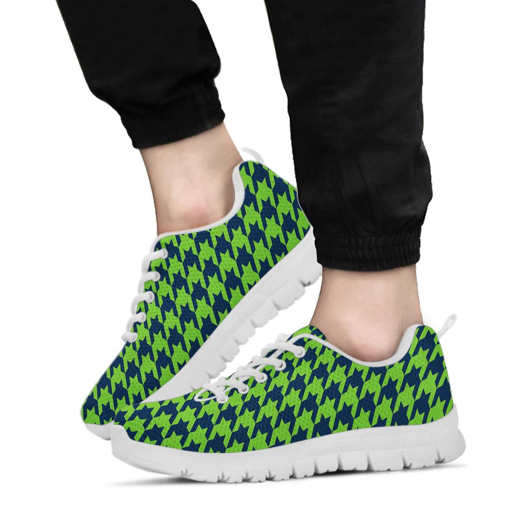 Mesh Sneaker_Navy on Green-A_S HT Pattern