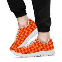 Thumbnail for Mesh Sneaker_Red on Orange_T_HT Pattern