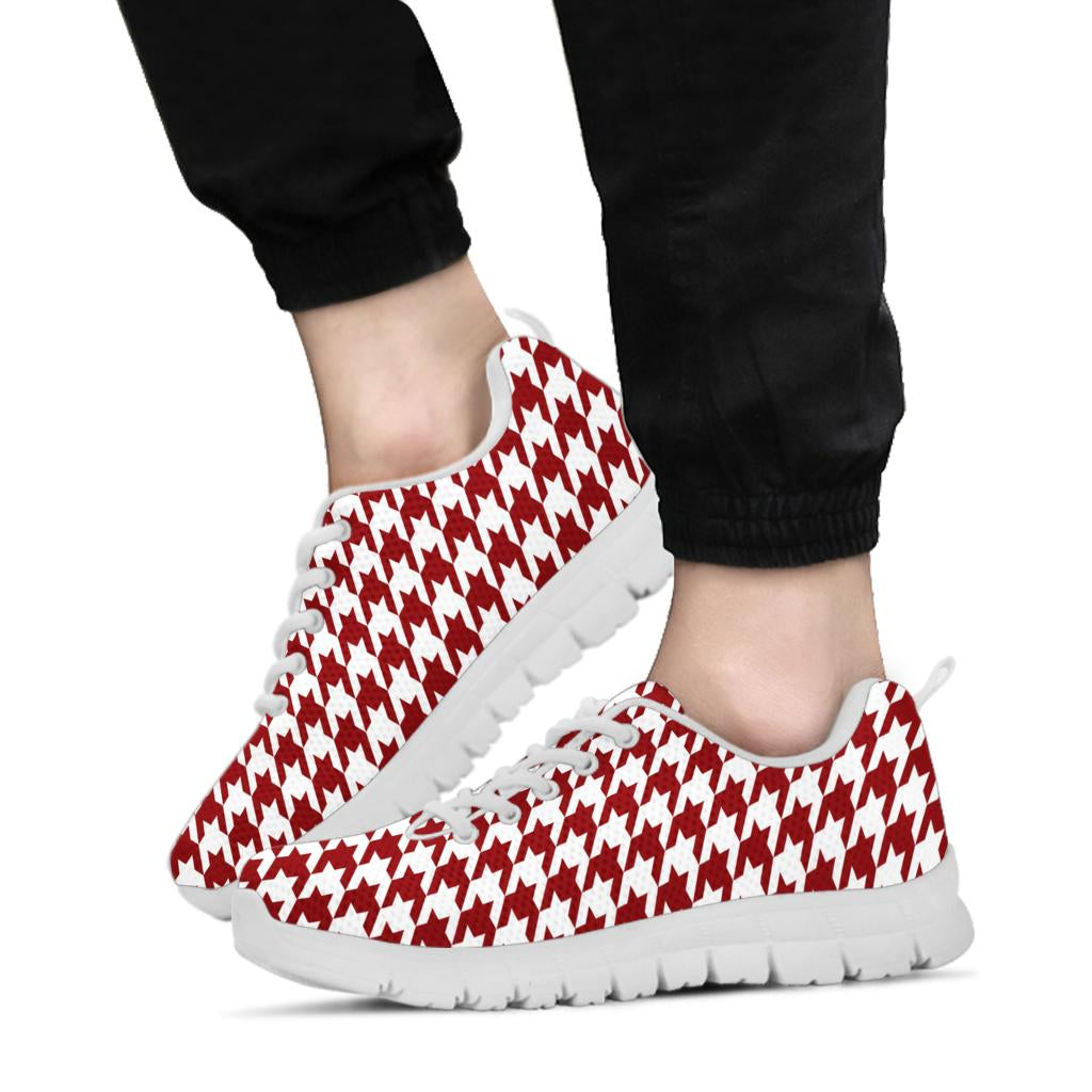Mesh Sneakers_Cardinal on White_HT Pattern