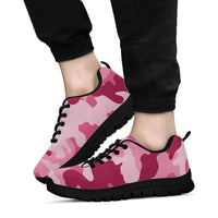 Thumbnail for Knit Sneakers_Military Pink_Camo