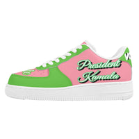 Thumbnail for President Kamala 2024-Womens Low Top Leather Sport Sneakers