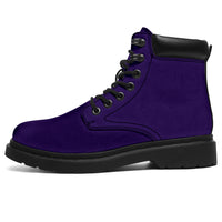 Thumbnail for All-Season Boots_Dark Purple_ Micro-Suede