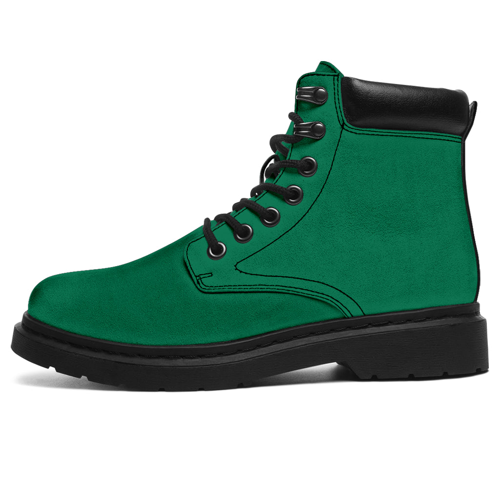 All-Season Boots_Green_Micro-Suede