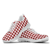 Thumbnail for Mesh Sneakers_Maroon on White_HT Pattern
