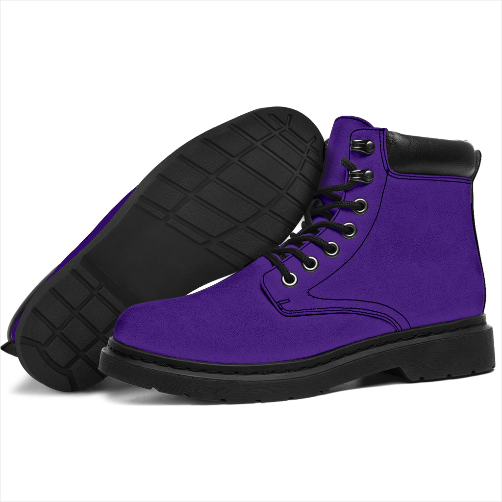 All-Season Boots_Purple_ Micro-Suede