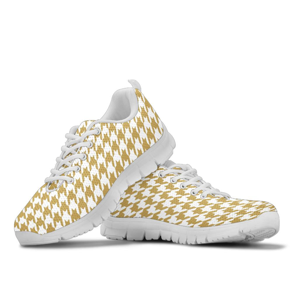Mesh Sneakers_Old Gold on White_HT Pattern