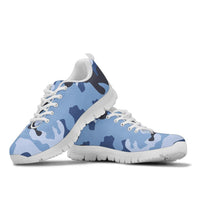 Thumbnail for Knit Sneakers_Military Blue_Camo