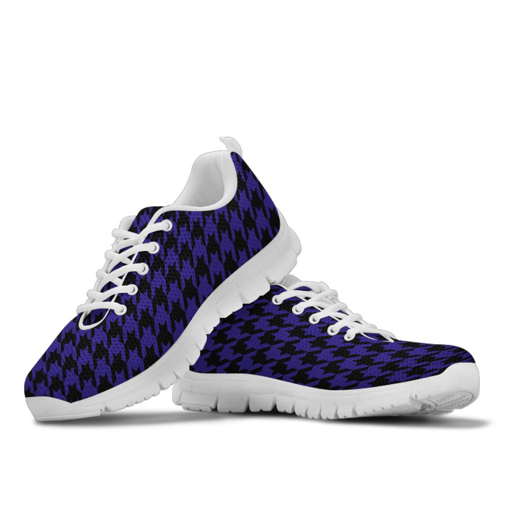 Mesh Sneakers_Black on Purple_B_HT Pattern