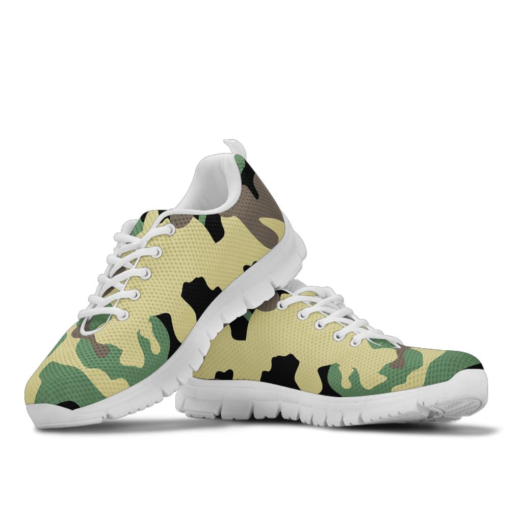 Knit Sneakers_Military Green_Camo