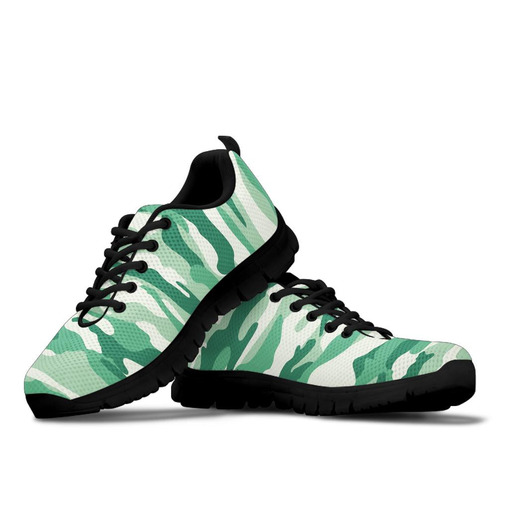 Knit Sneakers_Camo Green_Combo