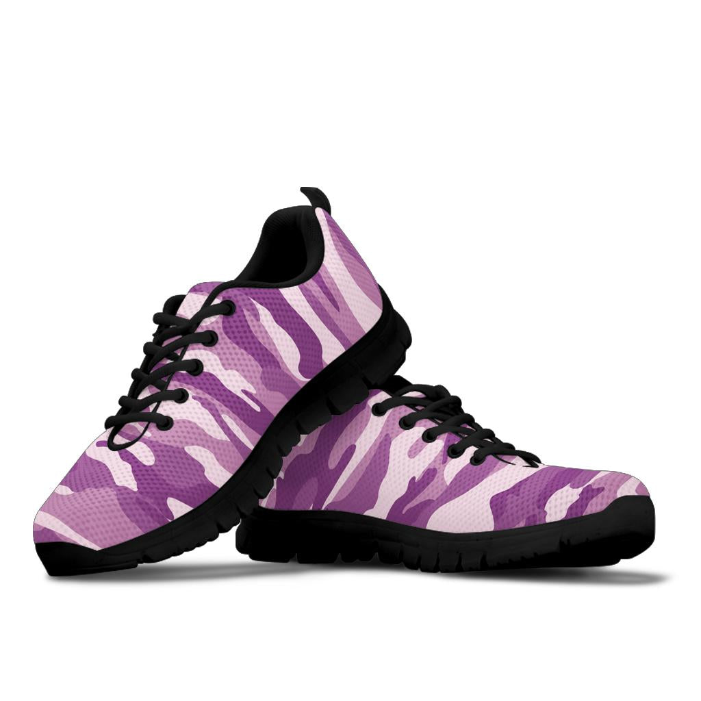 Knit Sneakers_Camo Purple_Combo