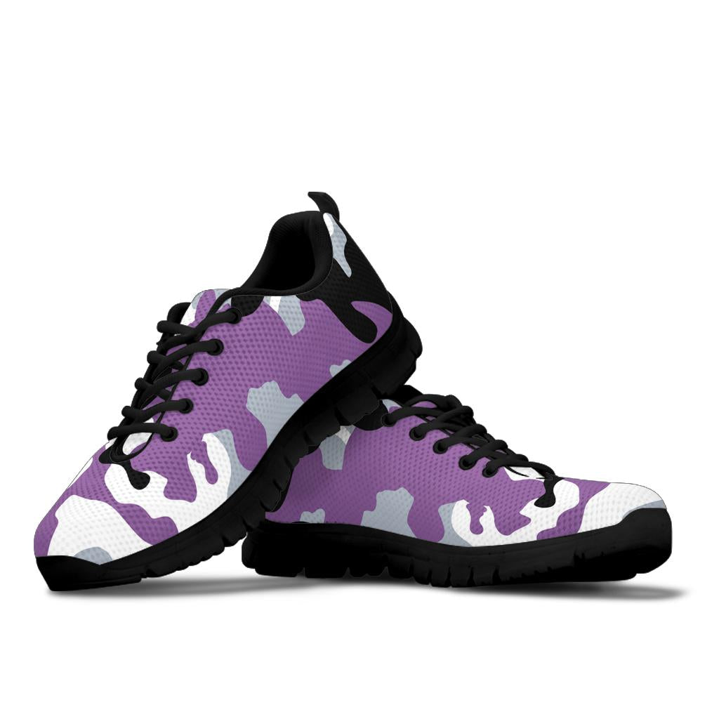 Knit Sneakers_Military Purple_Camo