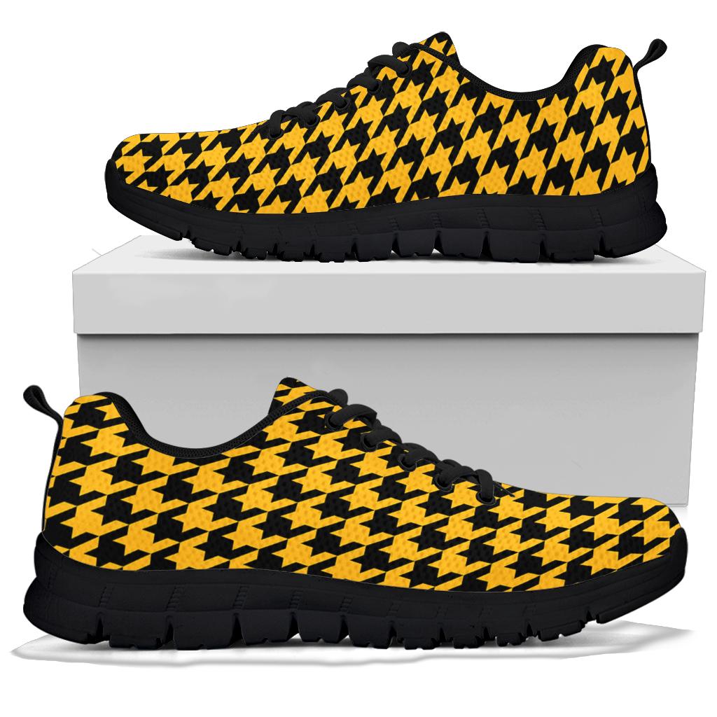 Mesh Sneakers_Black on Athletic-Gold_P_HT Pattern