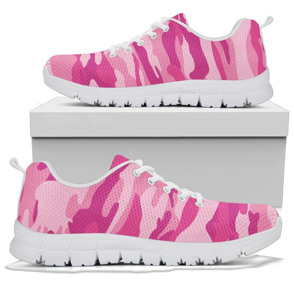 Knit Sneakers_Camo Pink_Combo