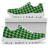 Thumbnail for Mesh Sneaker_Navy on Green-A_S HT Pattern