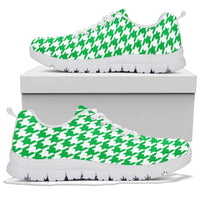 Thumbnail for Mesh Sneakers_Kelly Green on White_HT Pattern