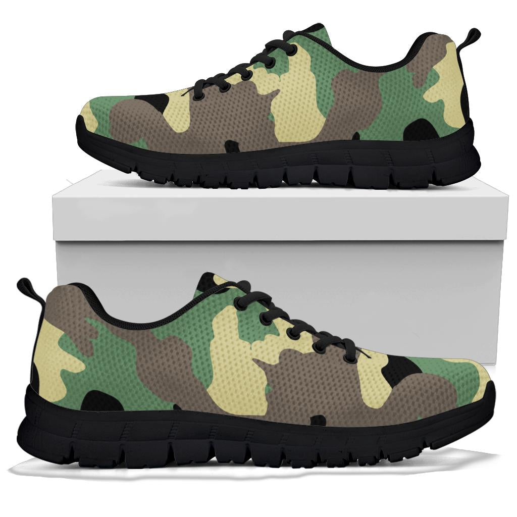 Knit Sneakers_Military Green_Camo