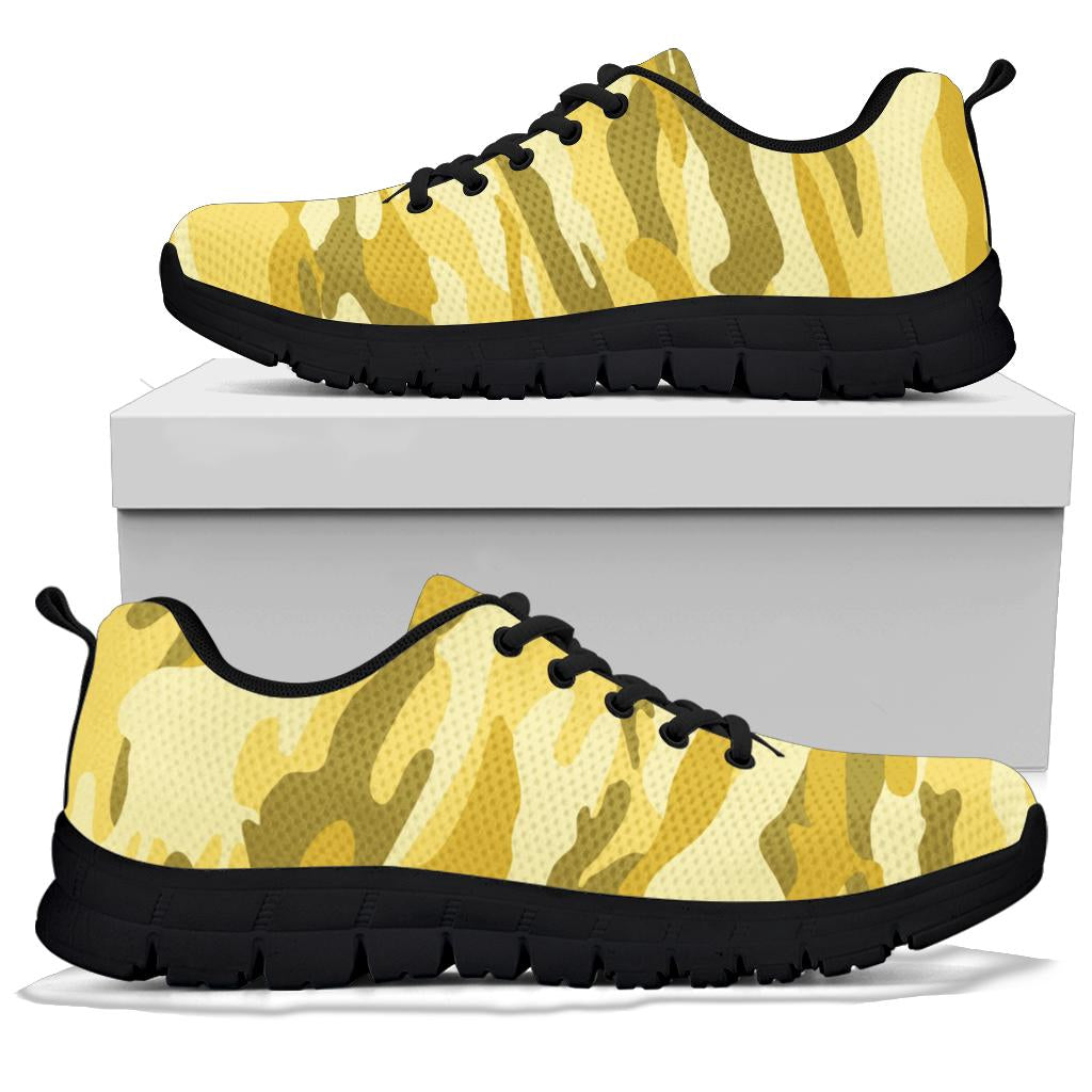 Knit Sneakers_Camo Gold_Combo