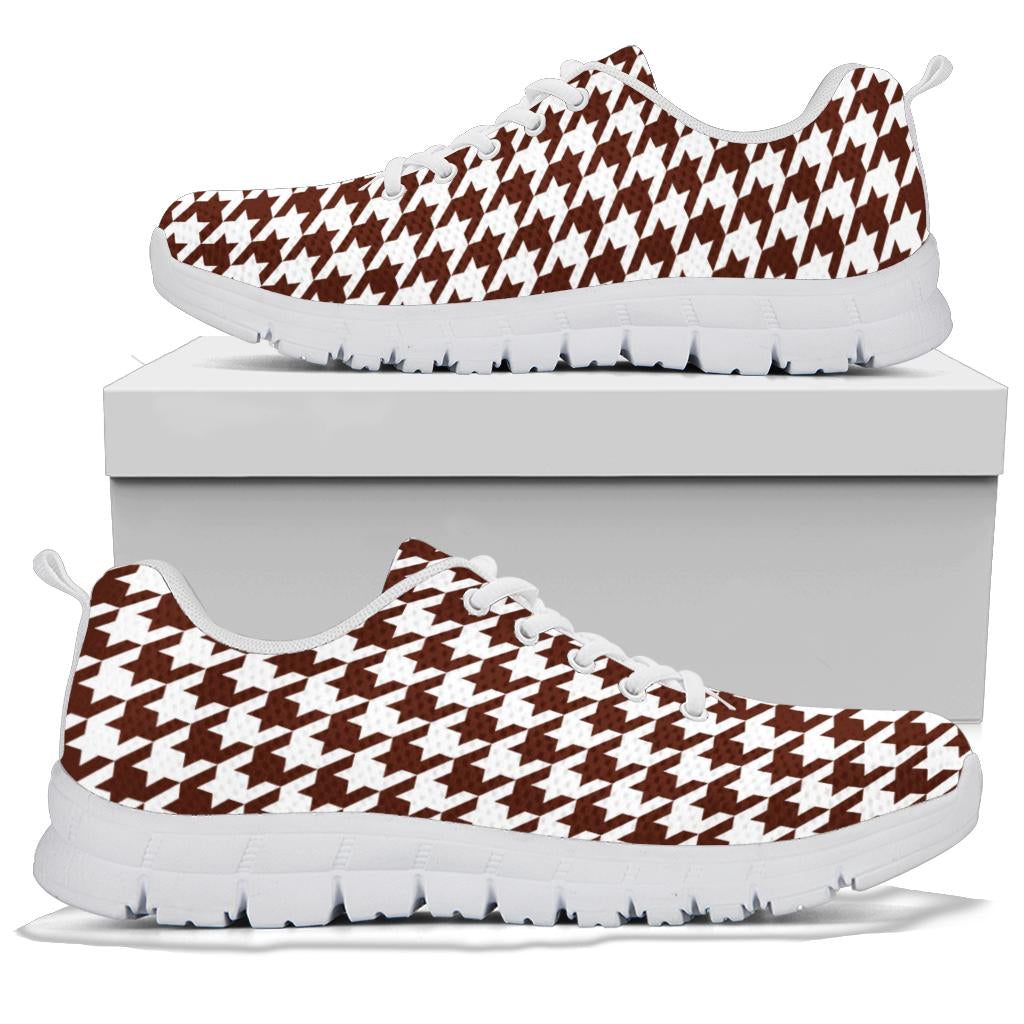 Mesh Sneakers_Brown on White_HT Pattern