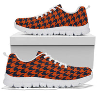 Thumbnail for Mesh Sneaker_Navy on Orange_C_HT Pattern