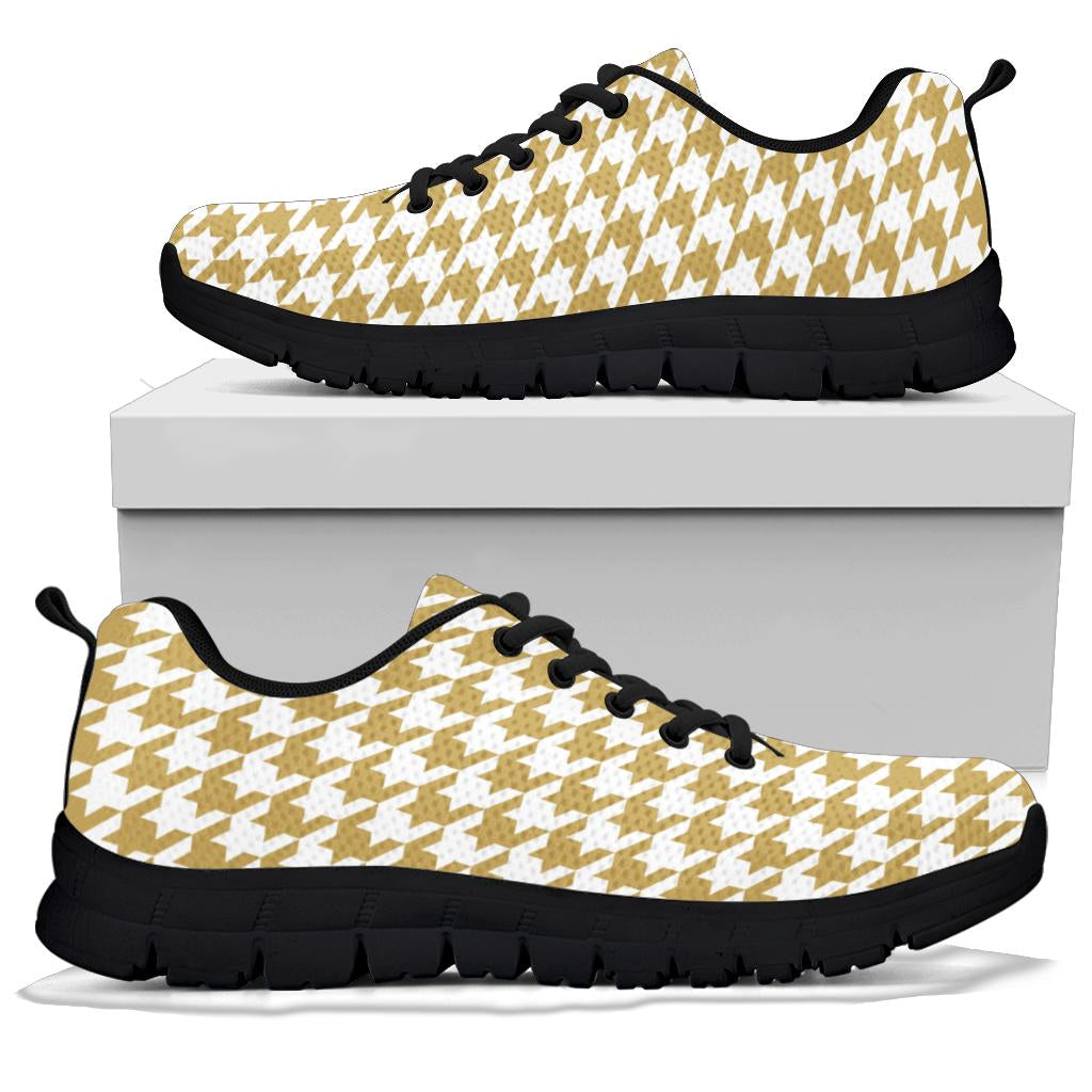 Mesh Sneakers_Old Gold on White_HT Pattern